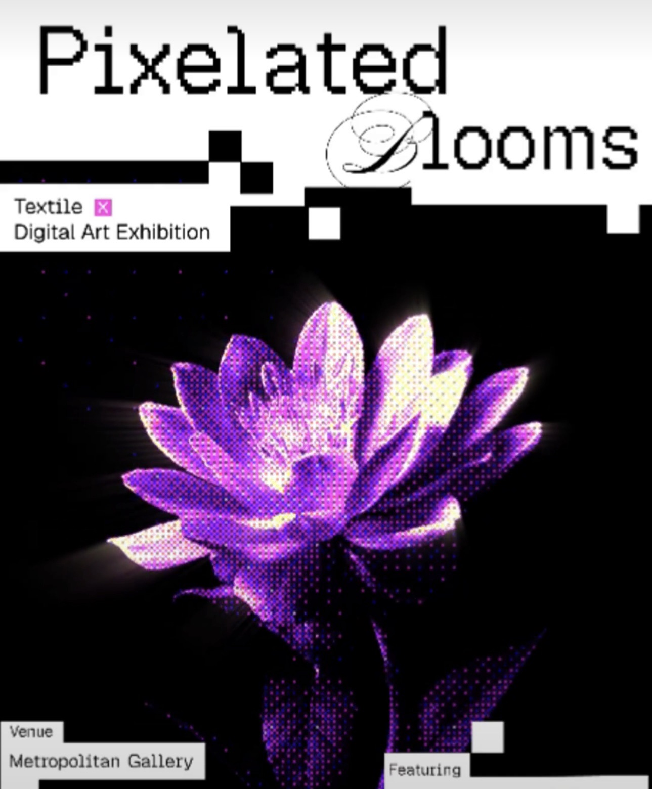 Pixelated Blooms assembled reference